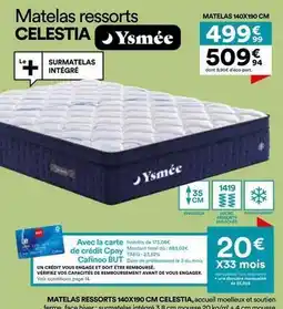 BUT Total - matelas ressorts offre