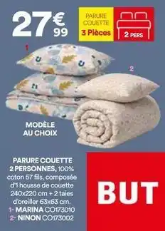 BUT Parure couette 2 personnes offre