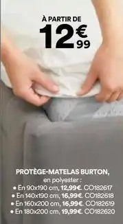 BUT Protège-matelas burton offre