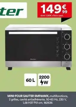 BUT Sauter - mini-four smf60mx offre