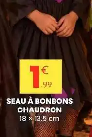 Stokomani Seau à bonbons chaudron offre