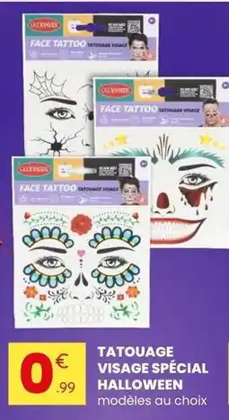 Stokomani Goodmark - tatouage visage spécial halloween offre