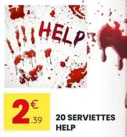 Stokomani 20 serviettes offre