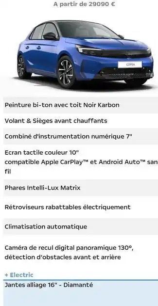 Apple - peinture bi-ton avec toit noir karbon