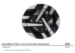 Opel Jantes alliage 18 falcon offre