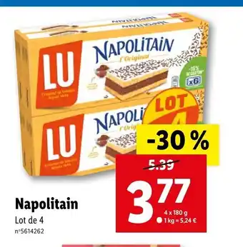 Lidl Napolitain offre