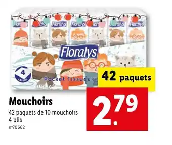 Lidl Mouchoirs offre