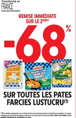 Intermarché Hyper Lustucru Pates farcies offre