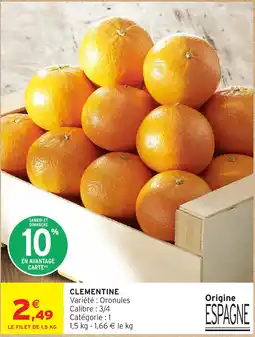 Intermarché Hyper CLEMENTINE offre