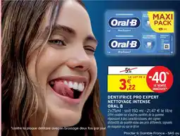 Intermarché Hyper Oral B Dentifrice Pro Expert offre
