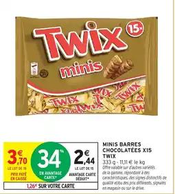 Intermarché Hyper TWIX minis offre