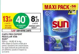 Intermarché Hyper SUN CAPS PRO EXPERT REGULAR offre