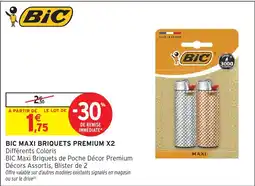 Intermarché Hyper BIC BRIQUETS PREMIUM X2 offre