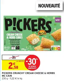 Intermarché Hyper Mc Cain PICKERS CRUNCHY CREAM CHEESE & HERBS offre