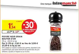 Intermarché Hyper BOUTON D'OR Poivre noir moulin offre