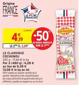 Intermarché Hyper Cochonou Le Classique offre