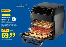 Lidl SILVERCREST Friteuse à air chaud 9 en 1 offre