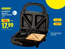 Lidl SILVERCREST Appareil à croque-monsieur offre