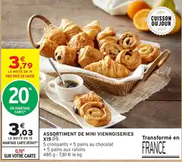 Intermarché Hyper ASSORTIMENT DE MINI VIENNOISERIES offre