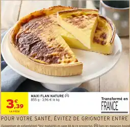 Intermarché Hyper MAXI FLAN NATURE offre
