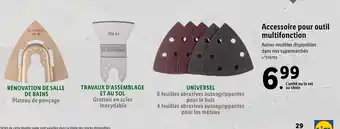 Lidl Accessoire pour outil multifonction offre