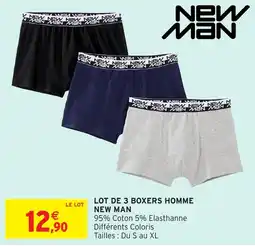 Intermarché Hyper NEW MAN Boxers Homme offre
