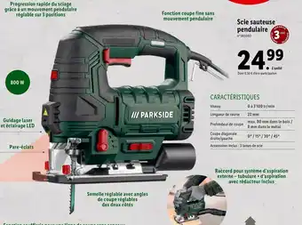 Lidl Scie sauteuse pendulaire offre
