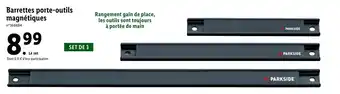Lidl Barrettes porte-outils magnétiques offre