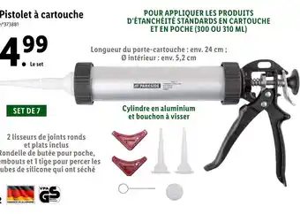 Lidl Pistolet à cartouche offre