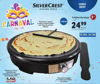Lidl Crêpière électrique offre