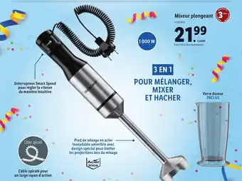 Lidl Mixeur Plongeant offre