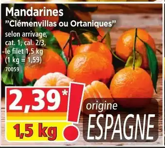 Norma Mandarines offre