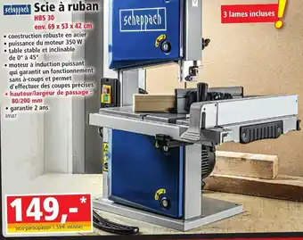 Norma Scie à Ruban offre