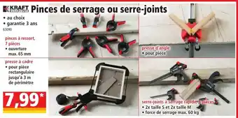 Pinces de Serrage Ou Serre-Joints
