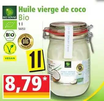 Norma Huile Vierge de Coco offre