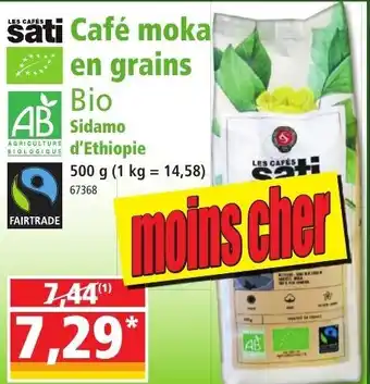 Norma Café Moka En Grains offre