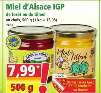 Norma Miel d'Alsace IGP offre