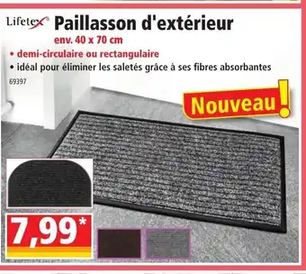 Norma Paillasson d'Extérieur offre