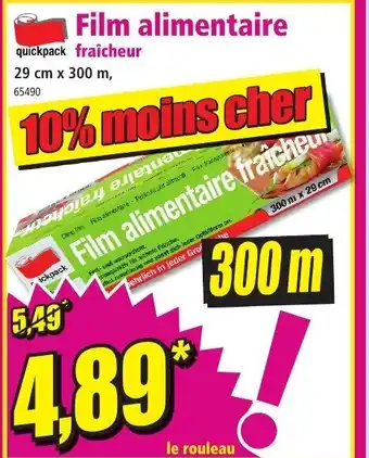 Norma Film Alimentaire offre
