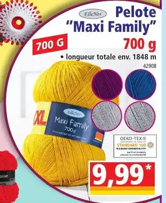 Norma Pelote Maxi Family offre