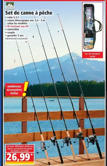 Norma Set de Canne à Pêche offre