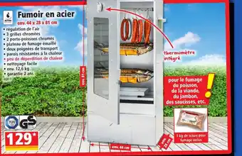 Norma Fumoir En Acier offre