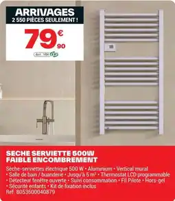 Brico Dépôt SECHE SERVIETTE 500W offre