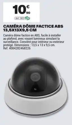 Brico Dépôt CAMÉRA DÔME FACTICE ABS offre