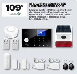 Brico Dépôt LINK2HOME Kit alarme sans fil offre