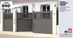 Brico Dépôt VENTO Portail aluminium battant offre