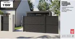 Brico Dépôt PORTAIL ALUMINIUM COULISSANT "CELTIS" offre