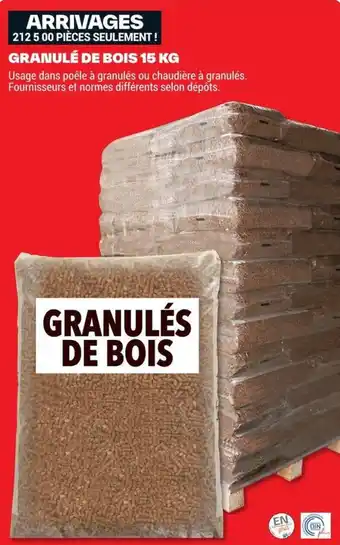 GRANULÉS DE BOIS