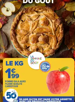 Carrefour Market Pomme gala agro offre