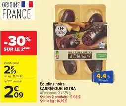 Carrefour Market Carrefour Extra Boudins noirs offre